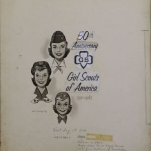 US Artmaster Scott 1199 1962 Girl Scout of Am. - Artwork