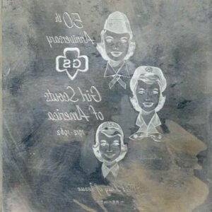 US Artmaster Scott 1199 1962 Girl Scouts of Am. - Plate