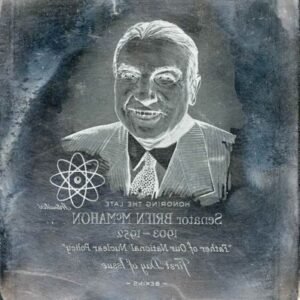 US Artmaster Scott 1200 1962 Senator McMahon, Atomic Diagram - Plate