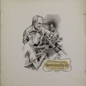 US Artmaster Scott 1201 1962 Apprenticeship, Machinist  - Artwork