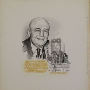 US Artmaster Scott 1202 1962 Sam Rayburn and Capitol - Artwork
