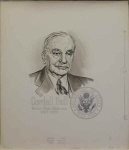 US Artmaster Scott 1235 1963 Cordell Hull, Secretary of State  - Artwork