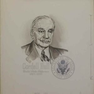 US Artmaster Scott 1235 1963 Cordell Hull, Secretary of State  - Artwork