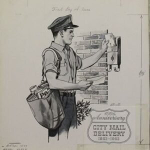 US Artmaster Scott 1238 1963 Free City Mail - Artwork