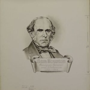US Artmaster Scott 1242 1964 Sam Houston - Artwork