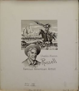US Artmaster Scott 1243 1964 Charles M. Russell - Artwork
