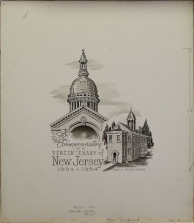 US Artmaster Scott 1247 1964 Landing at Elizabethtown - Artwork