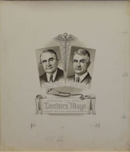 US Artmaster Scott 1251 1964 Drs. William and Charles Mayo  - Artwork