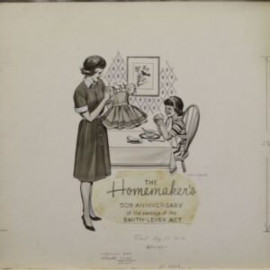 US Artmaster Scott 1253 1964 Homemakers, Sampler - Artwork