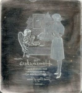 US Artmaster Scott 1253 1964 Homemakers, Sampler - Plate