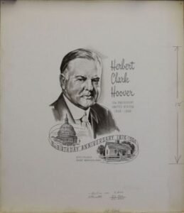 US Artmaster Scott 1269 1965 Herbert Hoover  - Artwork