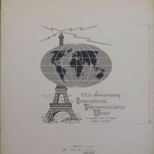 US Artmaster Scott 1274 1965 ITU,  Radio Sine Wave - Artwork