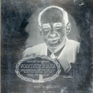 US Artmaster Scott 1275 1965 Adlai E. Stevenson - Plate