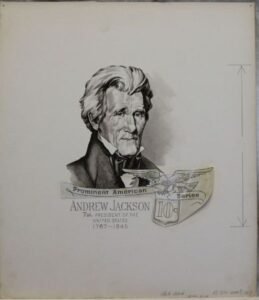 US Artmaster Scott 1286 1965-78 Andrew Jackson - Artwork