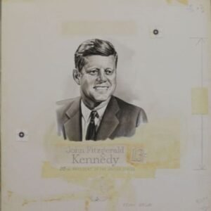 US Artmaster Scott 1287 1965 - 78 John F. Kennedy - Artwork