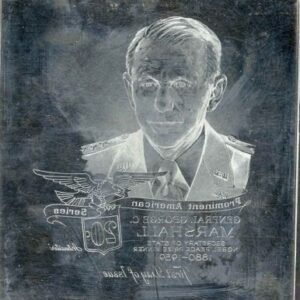 US Artmaster Scott 1289 1965 - 78 George Marshall - Plate