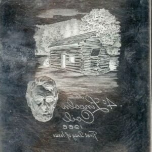 US Artmaster Scott 1303 1966 - 81 Lincoln, Coil - Plate