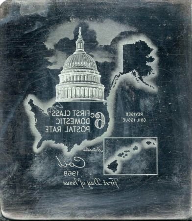 INV-02689itExt_bef3c19a-b5d2-4d5c-9d6c-ec50bbb89c83 US Artmaster Scott 1305 1966 - 81 Franklin D. Roosevelt, Coil - Plate