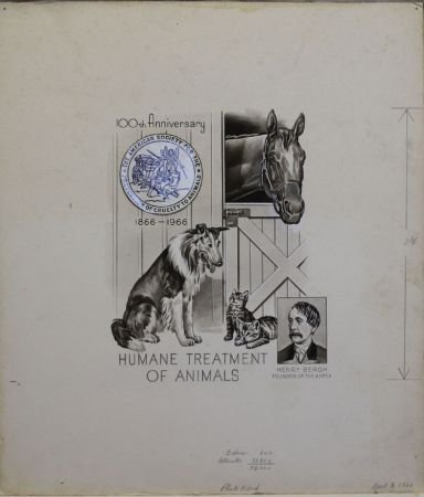 INV-02693itExt_9c3dfe68-4b8b-47ca-a52e-d0d60ec7398e US Artmaster Scott 1307 1966 Humane Treatment of Animals , Dog - Artwork