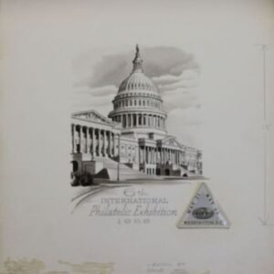 US Artmaster Scott 1310 1966 International Philatelic Exhibition, Postal History - Artwork