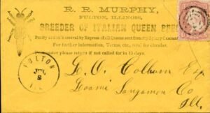 US 1900 "Queen Bees" ad on cover