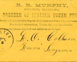 US 1900 "Queen Bees" ad on cover