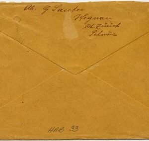 Switzerland 1930 Catapult Cover, Bremen - New York