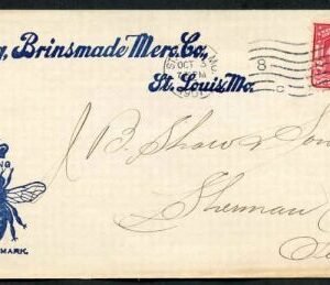 US 1901 Advertising Cover with Bee