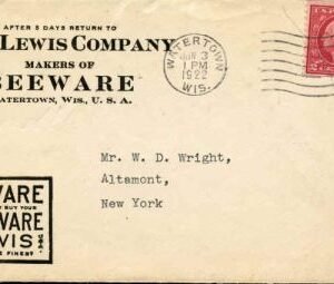 US 1922 Beeware Advertising cover