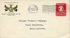 US 1926 Bees Advertising Cover, Bailey & Bleninger