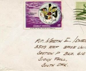 US 1944  Bee seal tied to cover