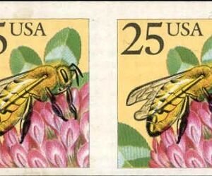 US 2281a VF NH 1990 Honeybee imperforate pair