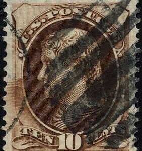 US 161 Bank Notes Used VF-XF Heavy grid strike