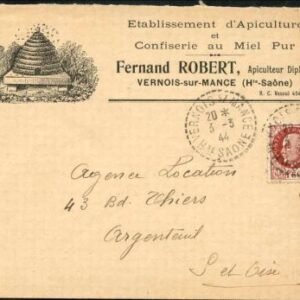 France 1944 Bee advertising cover, Beehive