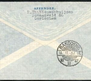 Netherlands 1937 Cover with Butterfly in Flight cachet