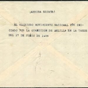 Spain 1937 Spanish Civil war cover, bees