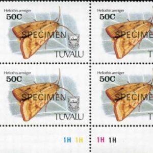 Tuvalu 1991 566 - 569 Blocks with "Specimen" ovpt.