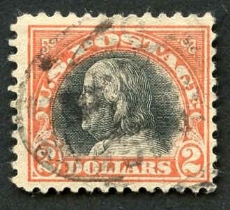 INV-03558itExt_888958a5-7696-49be-955f-106697835d84 US 523 Washington / Franklin F - VF Used, Minor Faults, cv $250
