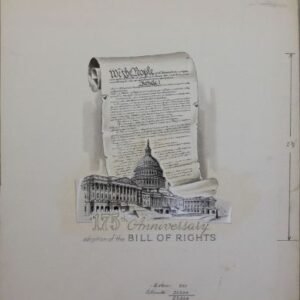 US Artmaster Scott 1312 1966 Bill of Rights - Artwork