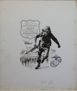 US Artmaster Scott 1315 1966 Marine Corps Reserve, Marines - Artwork