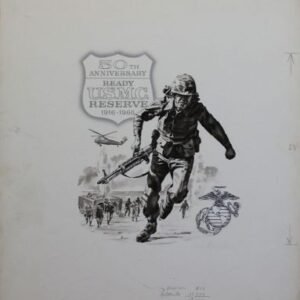 US Artmaster Scott 1315 1966 Marine Corps Reserve, Marines - Artwork