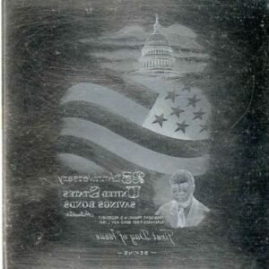 US Artmaster Scott 1320 1966 Savings Bond, Statue of Liberty - Plate