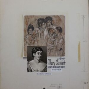 US Artmaster Scott 1322 1966 Mary Cassatt "The Boating Party" - Artwork