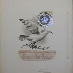 US Artmaster Scott 1326 1967 Peace Dove - Artwork