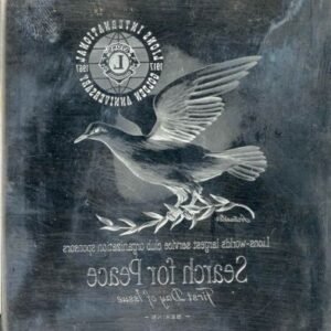 US Artmaster Scott 1326 1967 Search for Peace - Plate