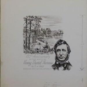 US Artmaster Scott 1327 1967 Henry David Thoreau - Artwork