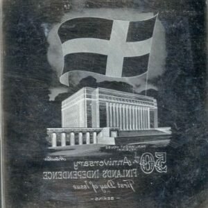 US Artmaster Scott 1334 1967 Finnish Coat of Arms - Plate