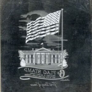 US Artmaster Scott 1338 1968 - 71 6c Flag Sheet - Plate