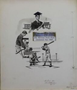 US Artmaster Scott 1342 1968 Support Our Youth - Artwork