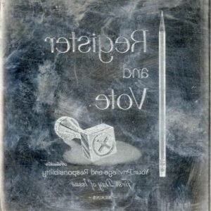 US Artmaster Scott 1344 1968 Register to Vote, Weather Vane - Plate